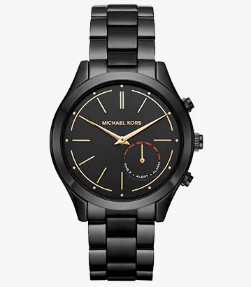 michael kors slim runway ip hybrid smartwatch